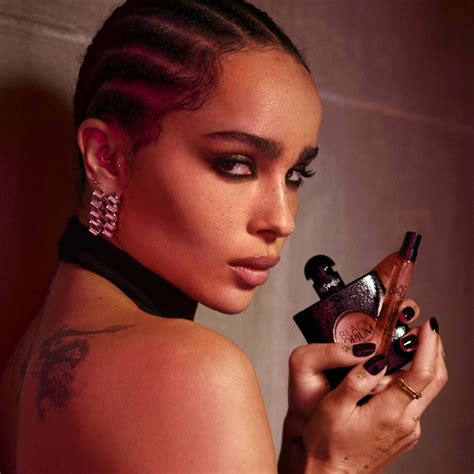 ysl zoe kravitz black opium commercial|ysl black opium 2022.